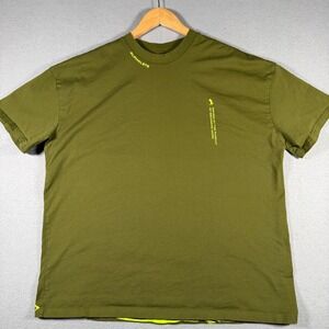 Alphalete OT Tee Verbena Mens Neon‎ Graphic Pursuit Short Sleeve T-Shirt Size L